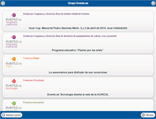 Tablet Screenshot of evento.es